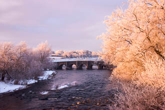Photograph of Meath Kilcarn Bridge in Snow - T13757